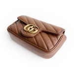 グッチ GG マーモント キルティングレザー ミニチェーンバッグ